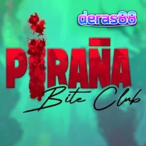 Piranha Bite Club slot game interface with underwater theme